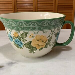 The Pioneer Woman Batter Bowl Stoneware Rose Shadow